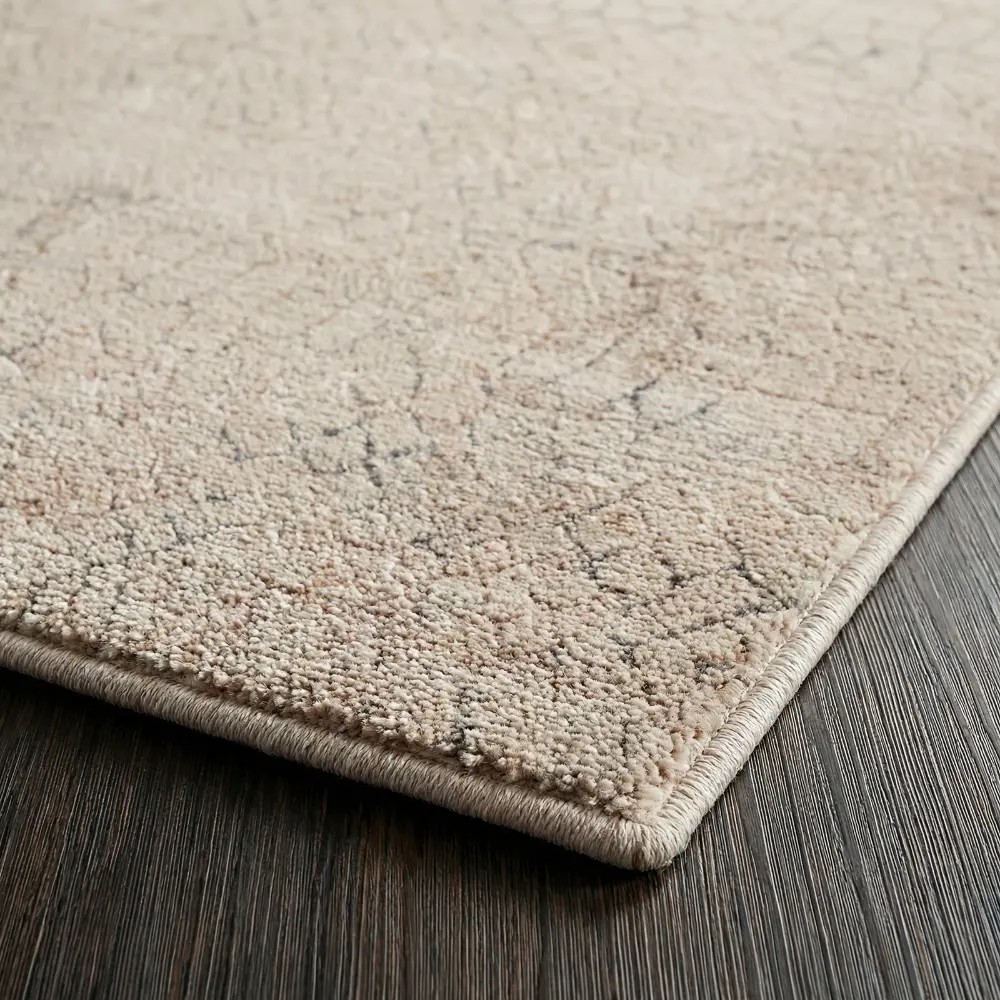 Nathan Modern Grey Beige Brown Graphic Fringe Living Dining Bedroom Rug NTH2301 - Image 6