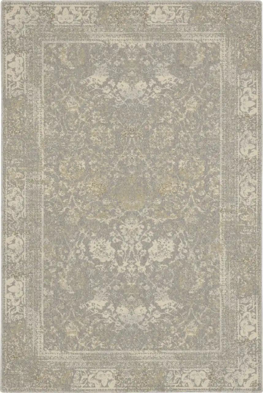 Natural Wool Tempo Brooks Grey Rug - Image 2