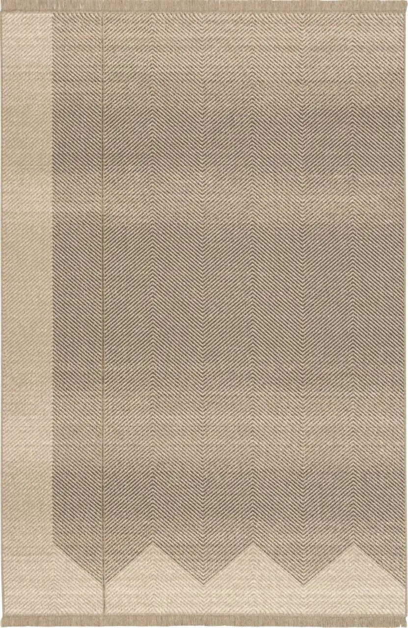 Natural Wool Tempo Sera Dark Beige Rug - Image 2