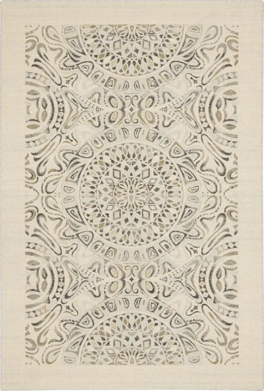 Natural Wool Tempo Tula Light Grey Rug - Image 2
