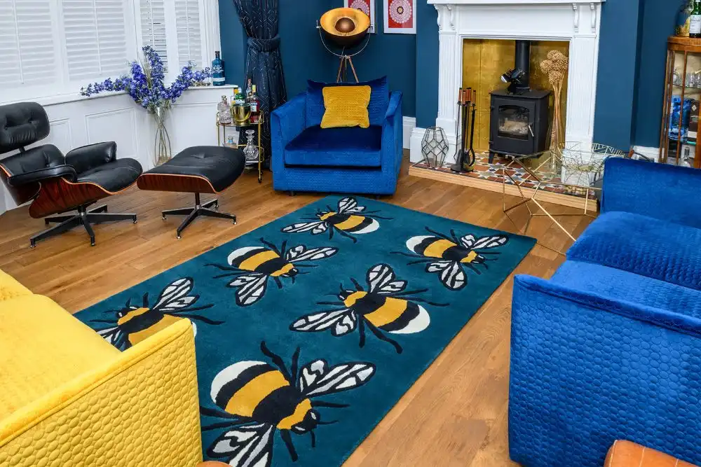 Natural World Bumble Bee Rug - Image 2