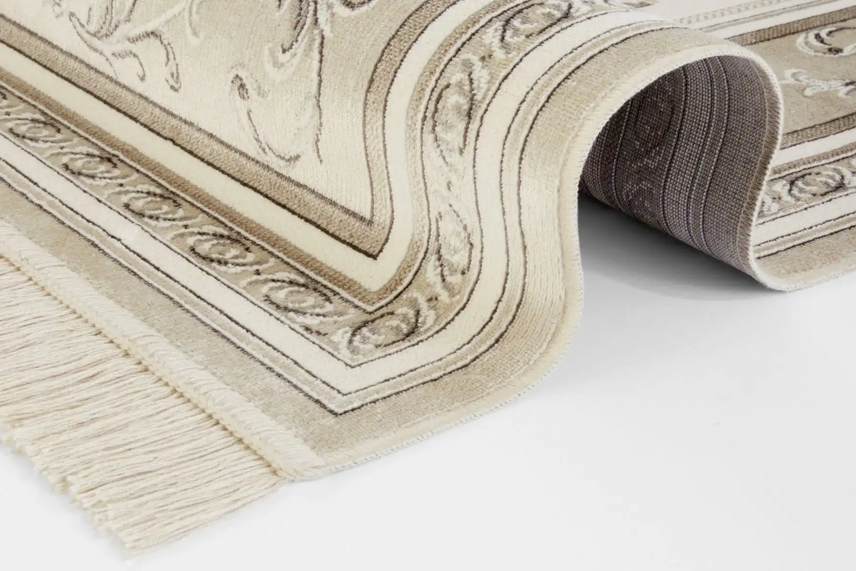 Naveh 104368 Antik Flowers Cream Beige Rug - Image 3