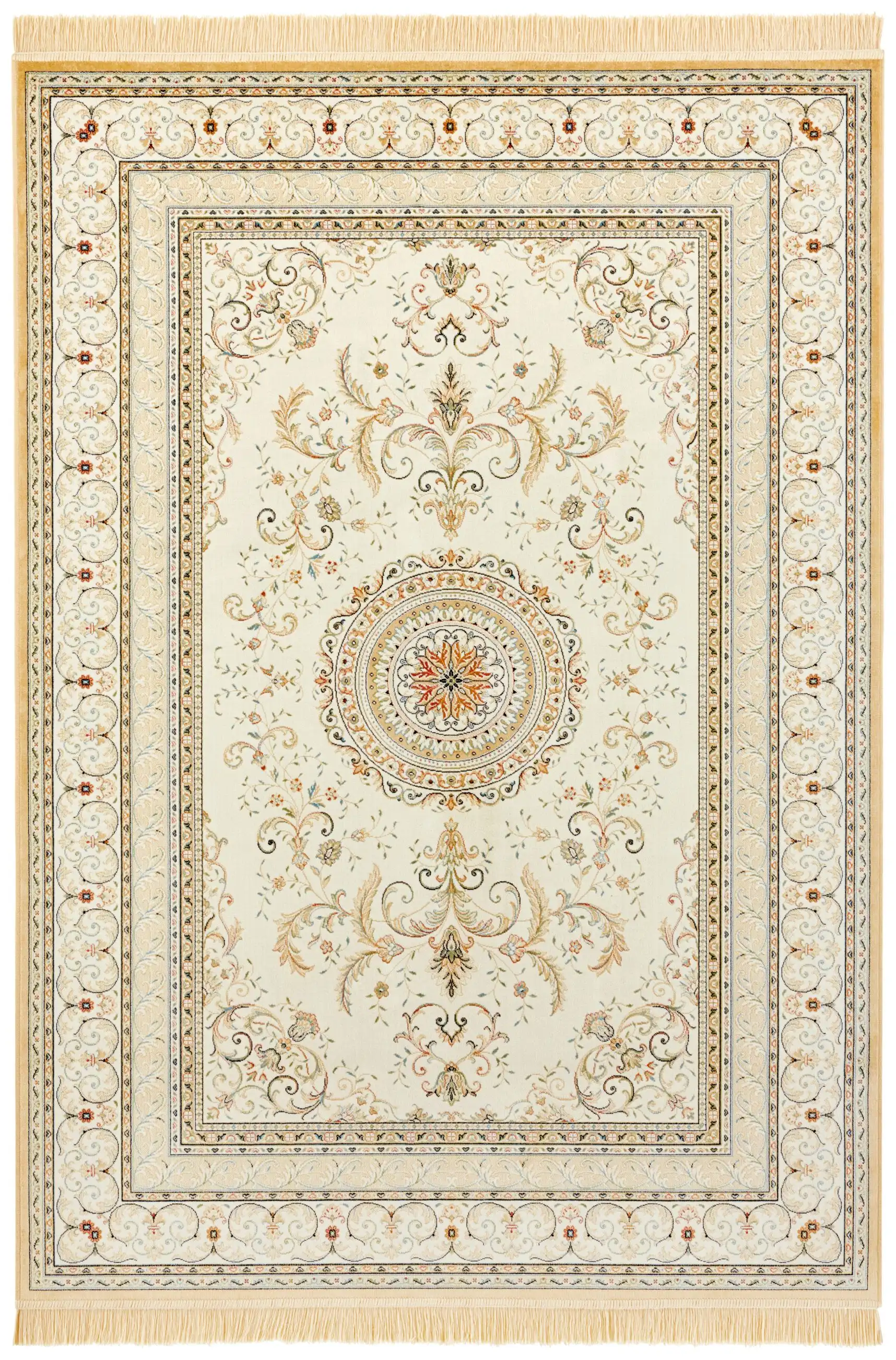 Naveh 104373 Antik Medallion Cream Rug - Image 2