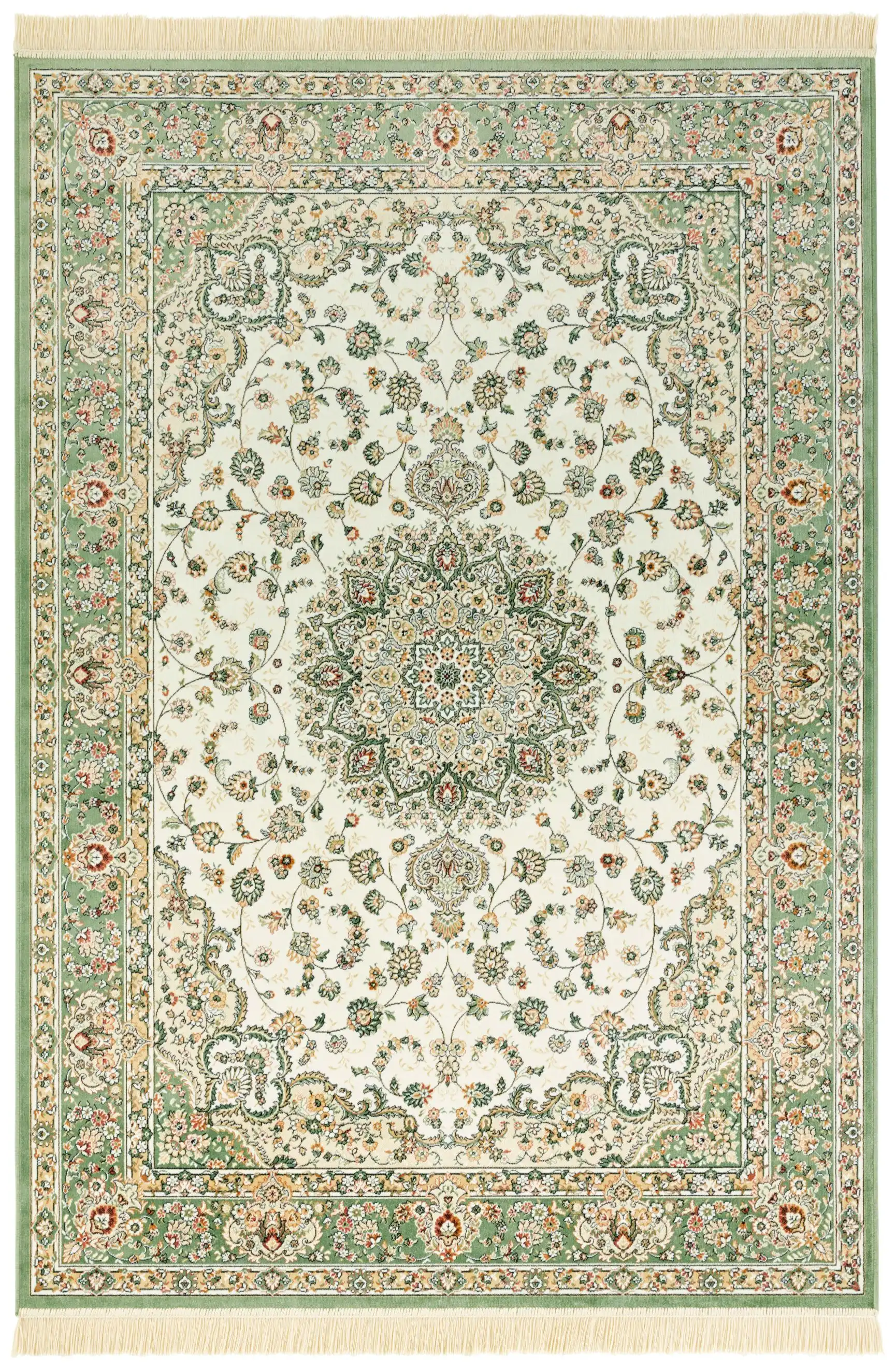 Naveh 104379 Antik Nain Ivory Green Rug - Image 2