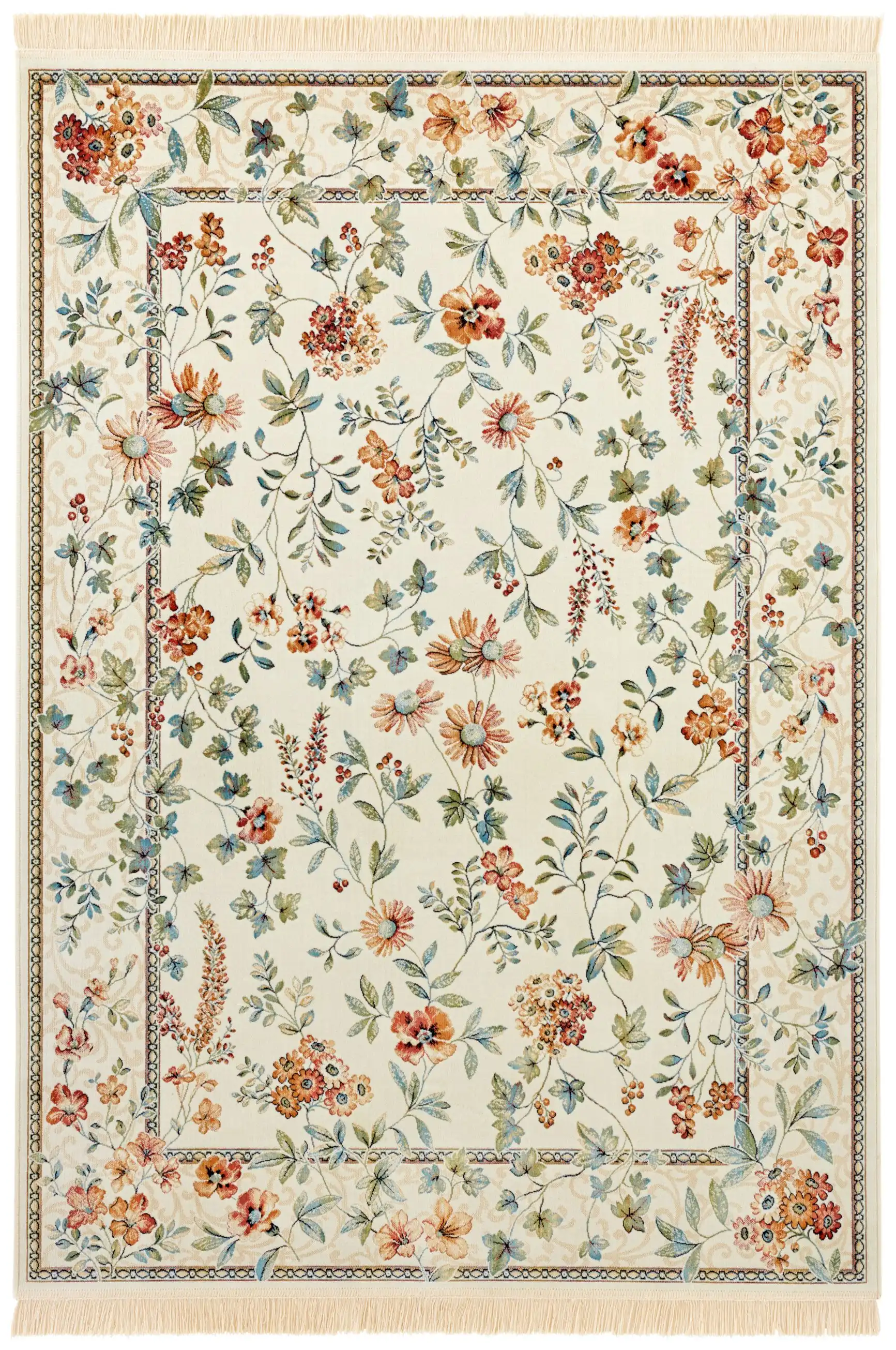 Naveh 104376 Flowers Cream Rug - Image 2