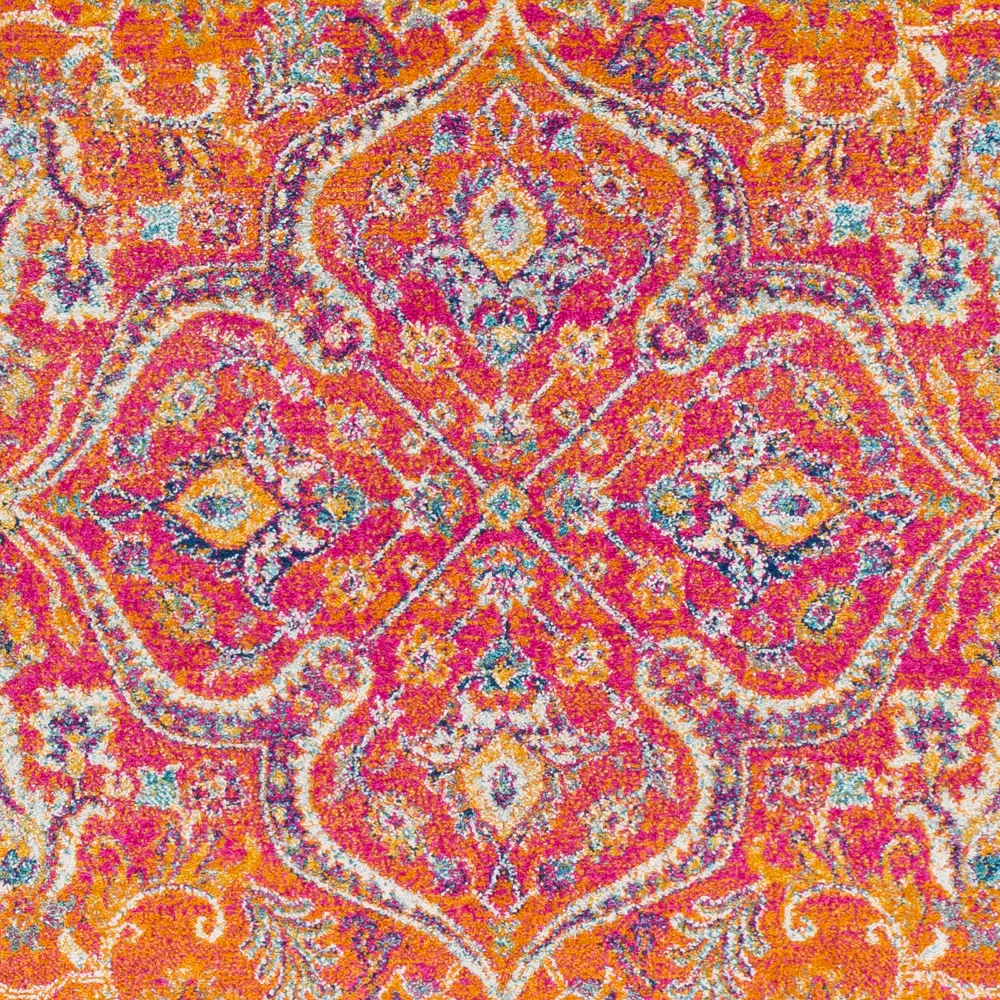 Neerja Vintage Oriental Boho Garnet Rug - Image 2