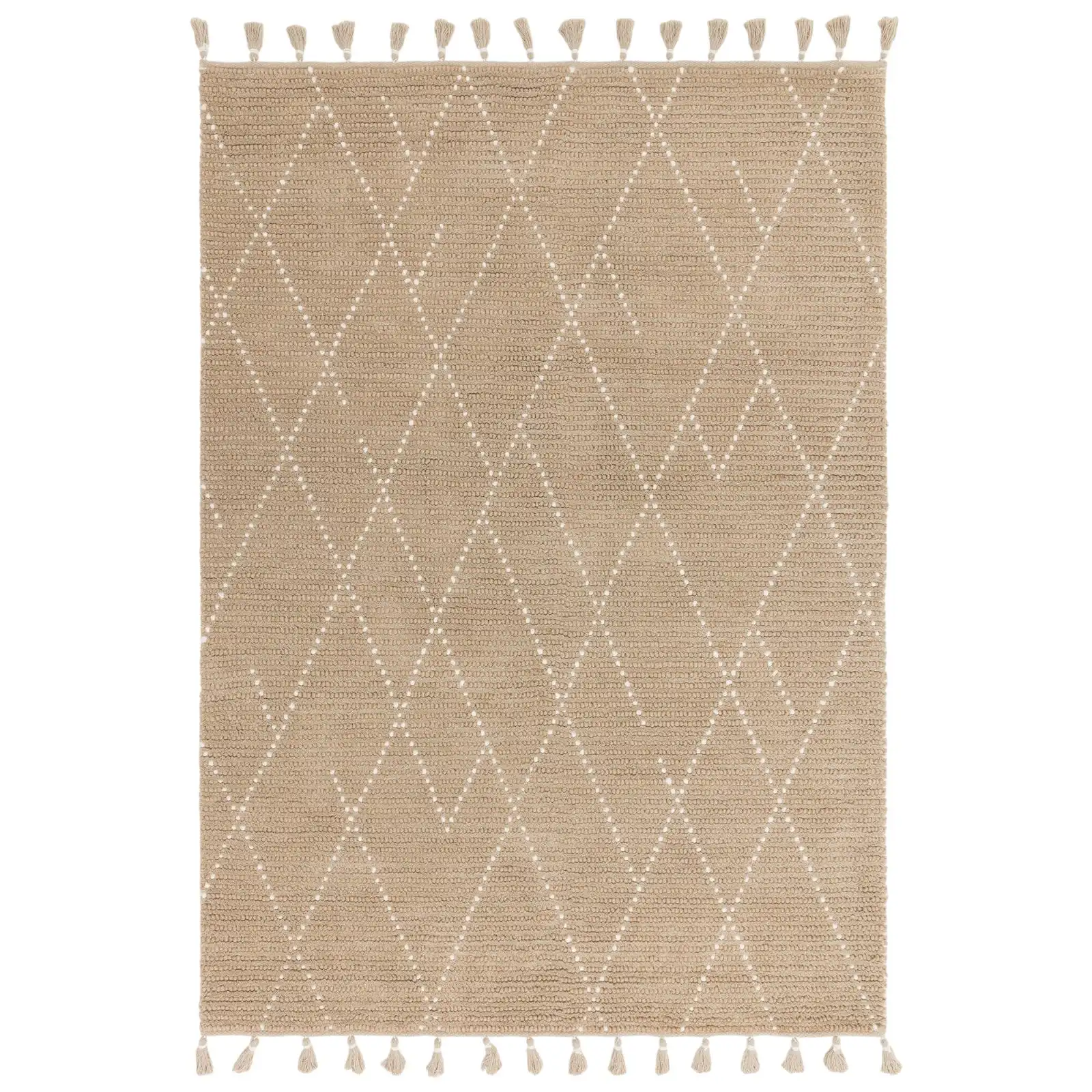 Nepal Sand Cream Linear Rug - Image 2