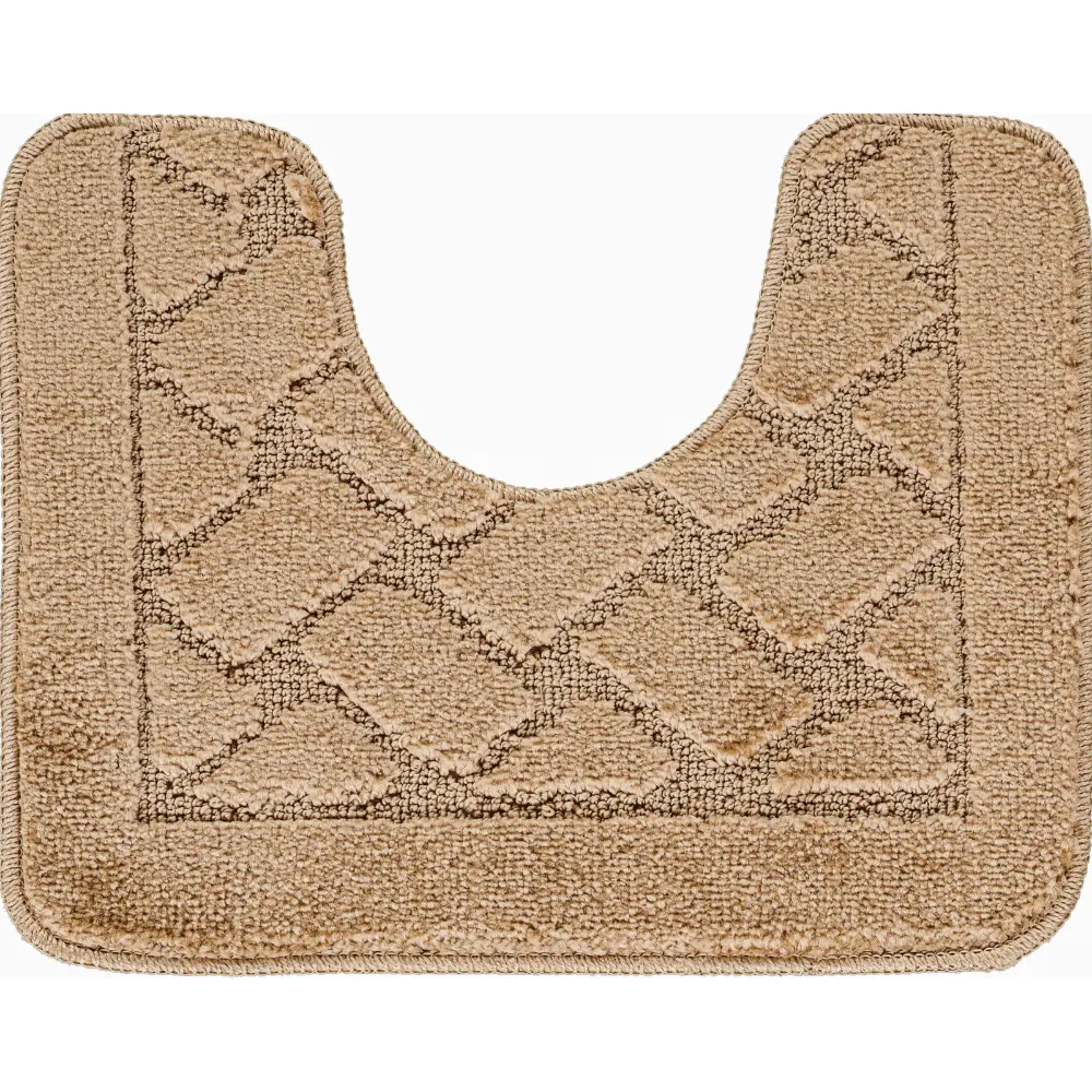 Nilah 2-Piece Machine Washable Non-Slip Brown Bathroom Rug Set - Image 7