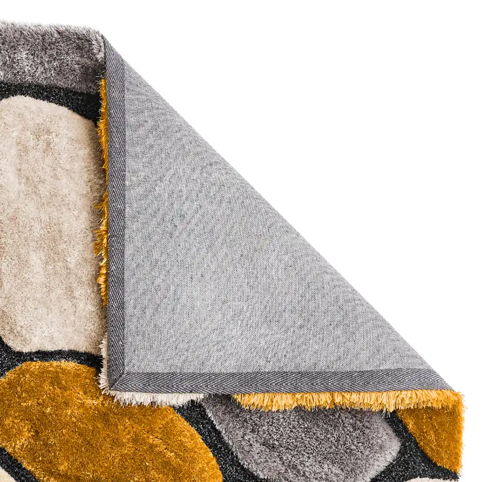 Noble House Pebbles 5858 Grey Yellow Rug - Image 4