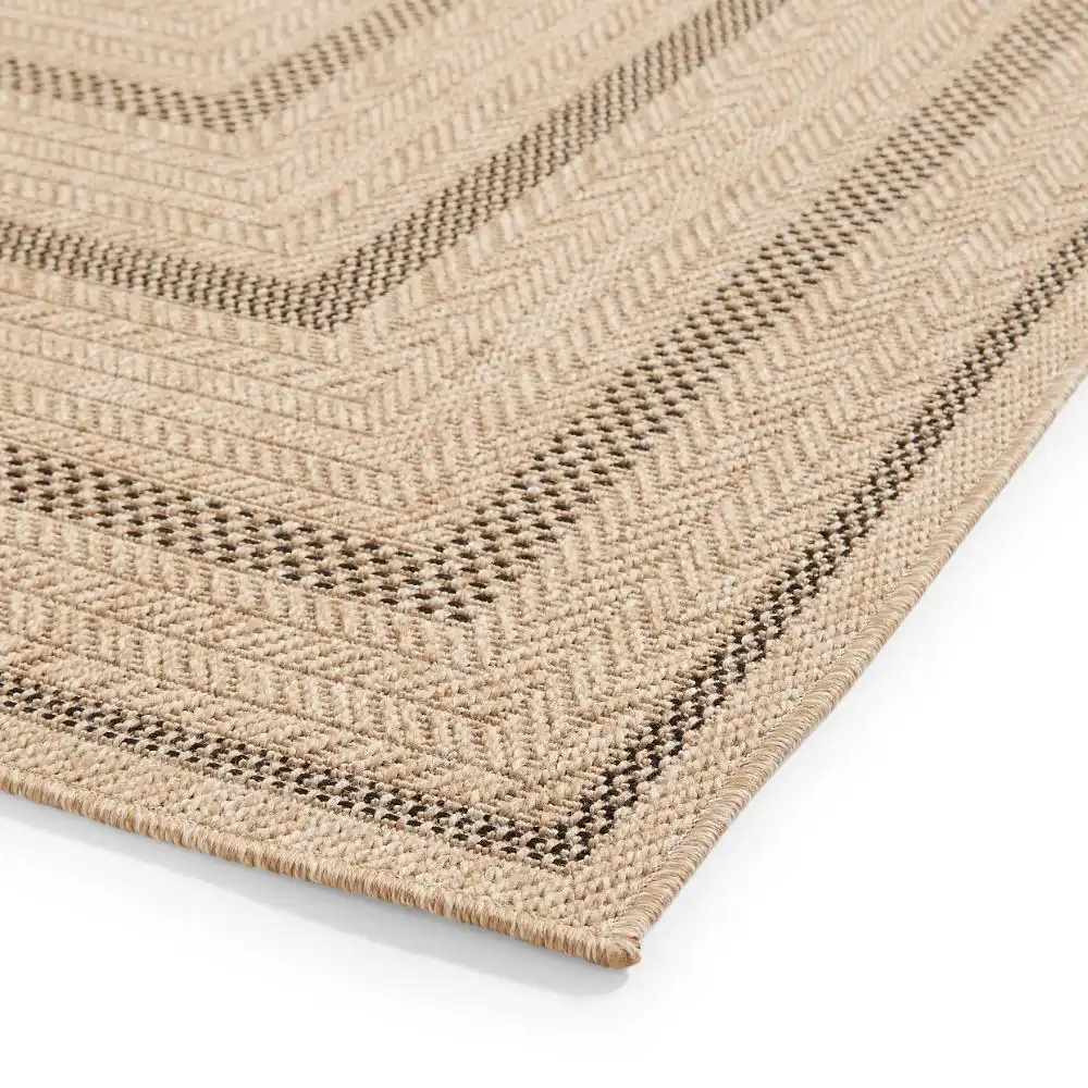 Nomad Indoor Outdoor 5021 Black Brown Rug - Image 6