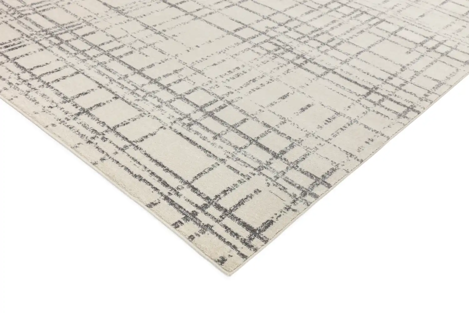Nova NV31 Grid Grey Rug - Image 4