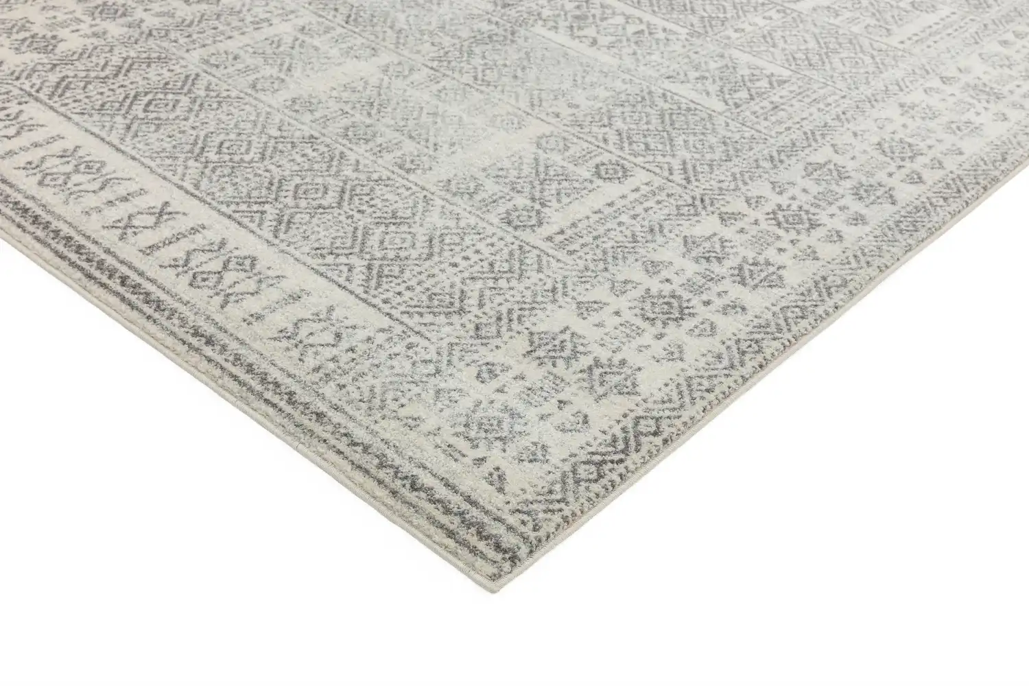 Nova NV33 Tribal Grey Rug - Image 5