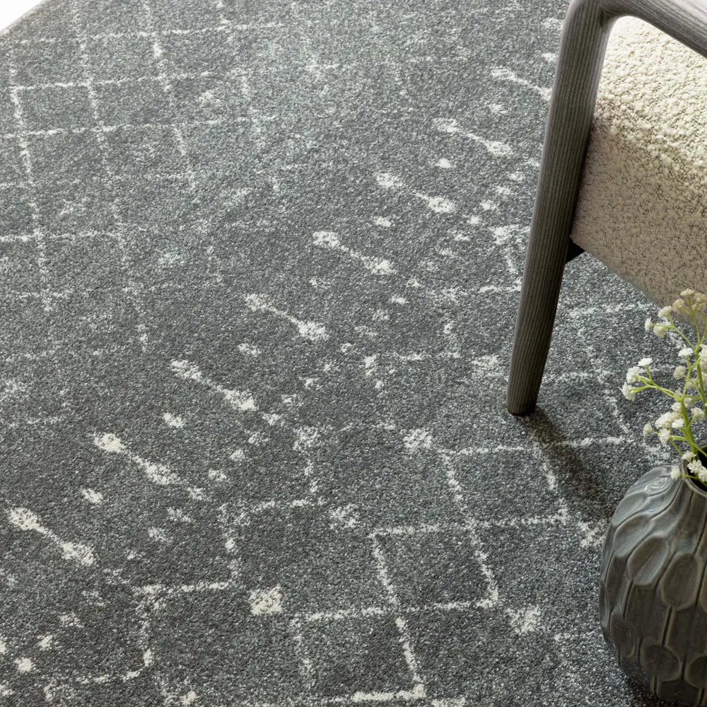 Nova NV34 Aztec Grey Rug - Image 2