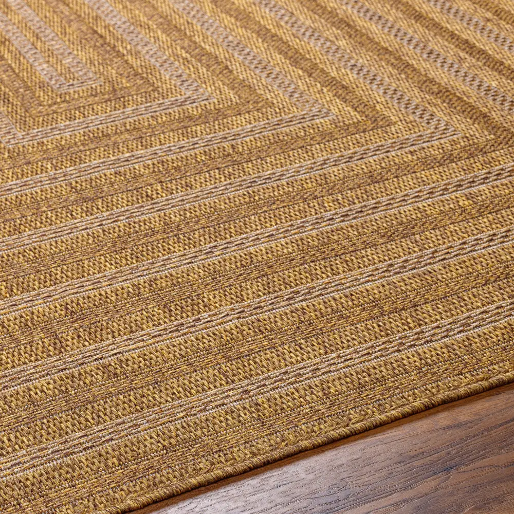 Nymphi In- & Outdoor Jute-Look Brown/Tan Rug - Image 4