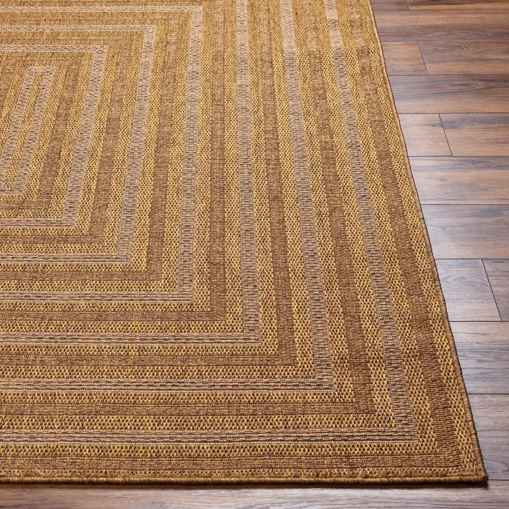 Nymphi In- & Outdoor Jute-Look Brown/Tan Rug - Image 8