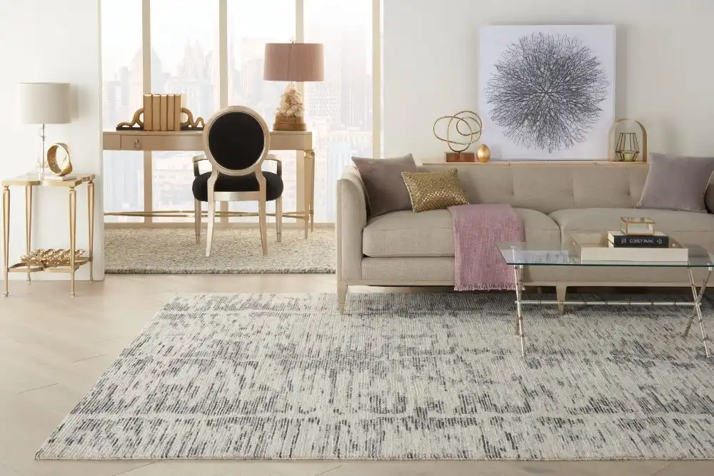 Ocean OCP03 Cream Charcoal Rug - Image 8