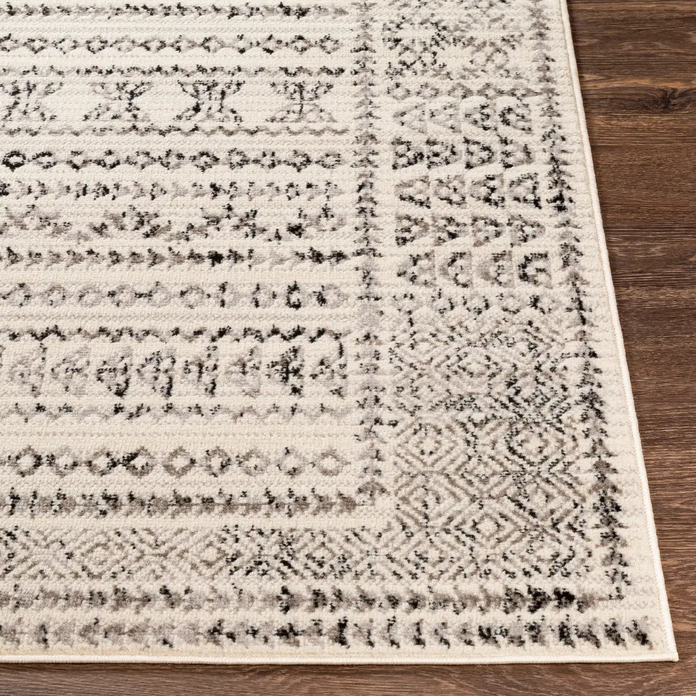 Olimpia Scandi Geometric Light Grey Rug - Image 6