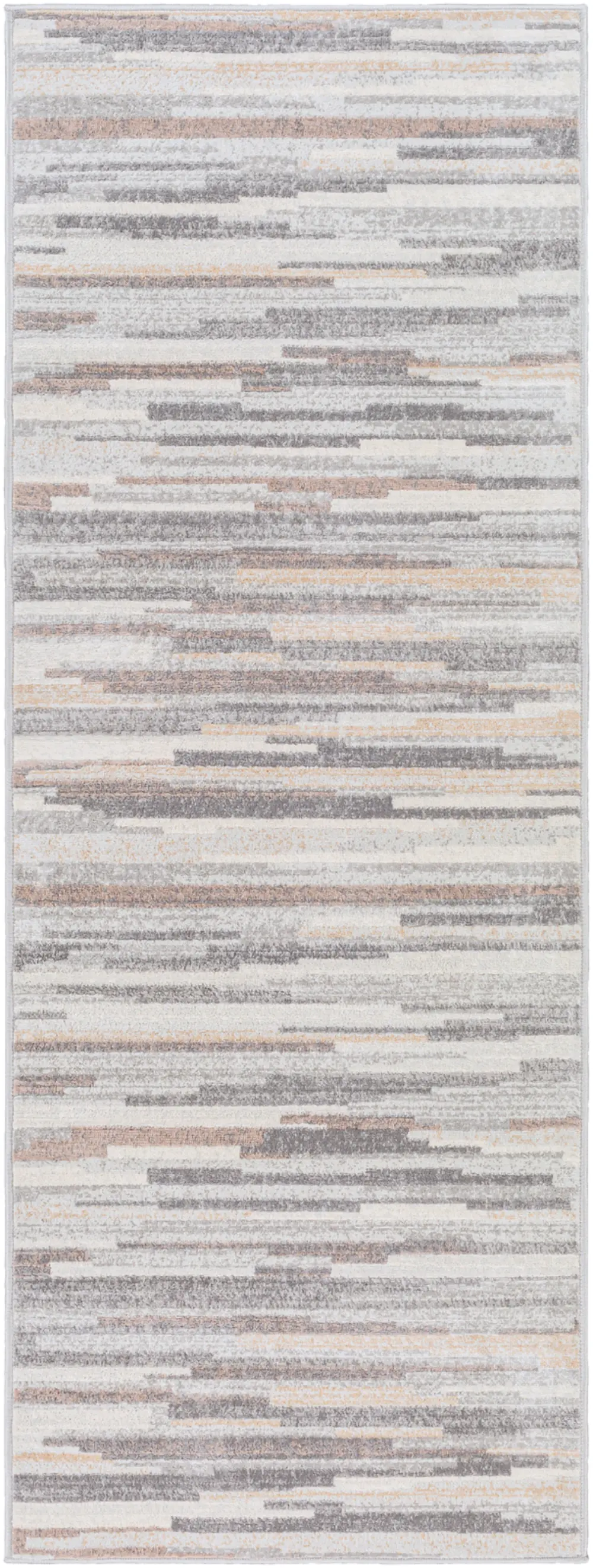 Olivia Scandi Modern Medium Grey/Tan/White Rug - Image 6