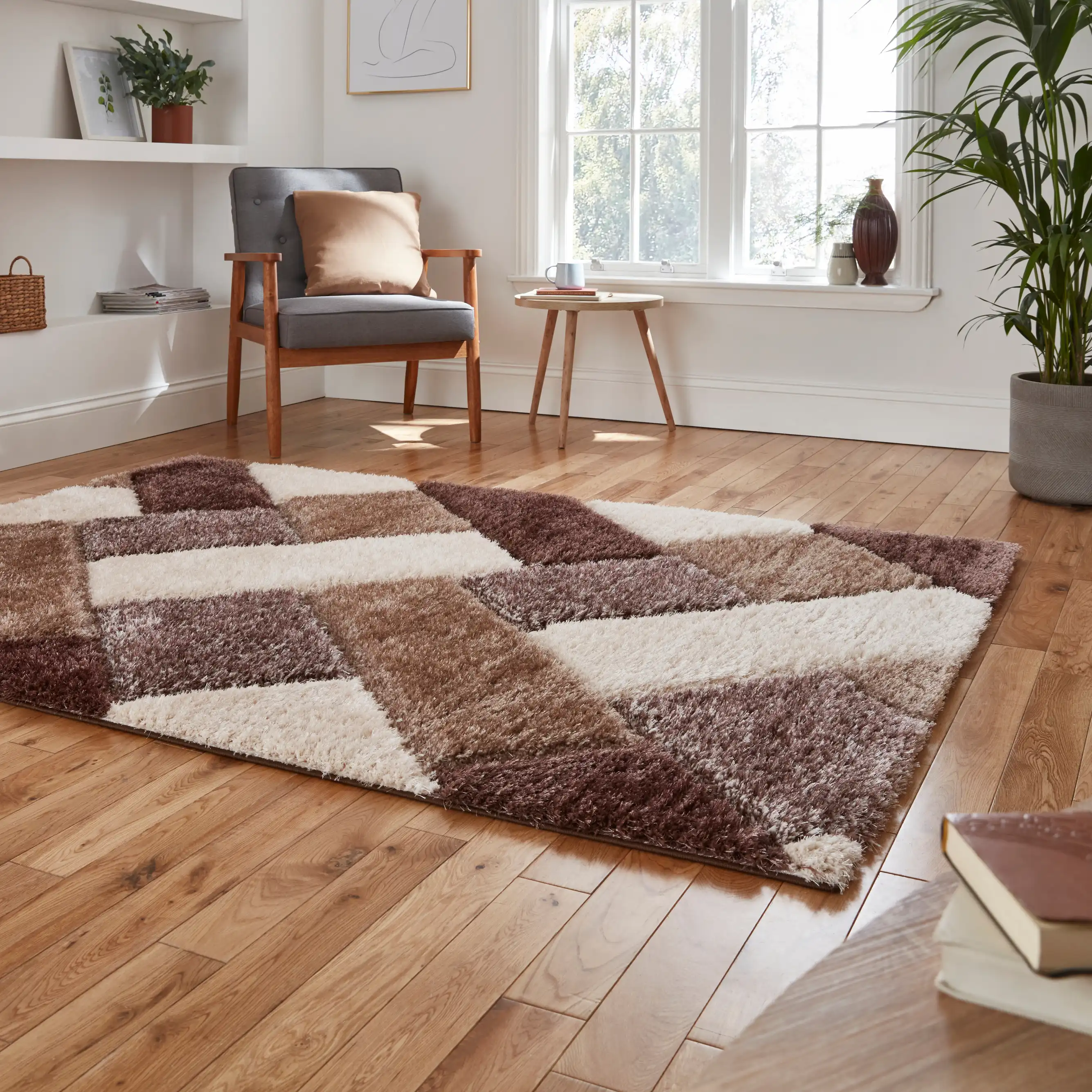 Olympia 2239 Beige Brown Rug - Image 4