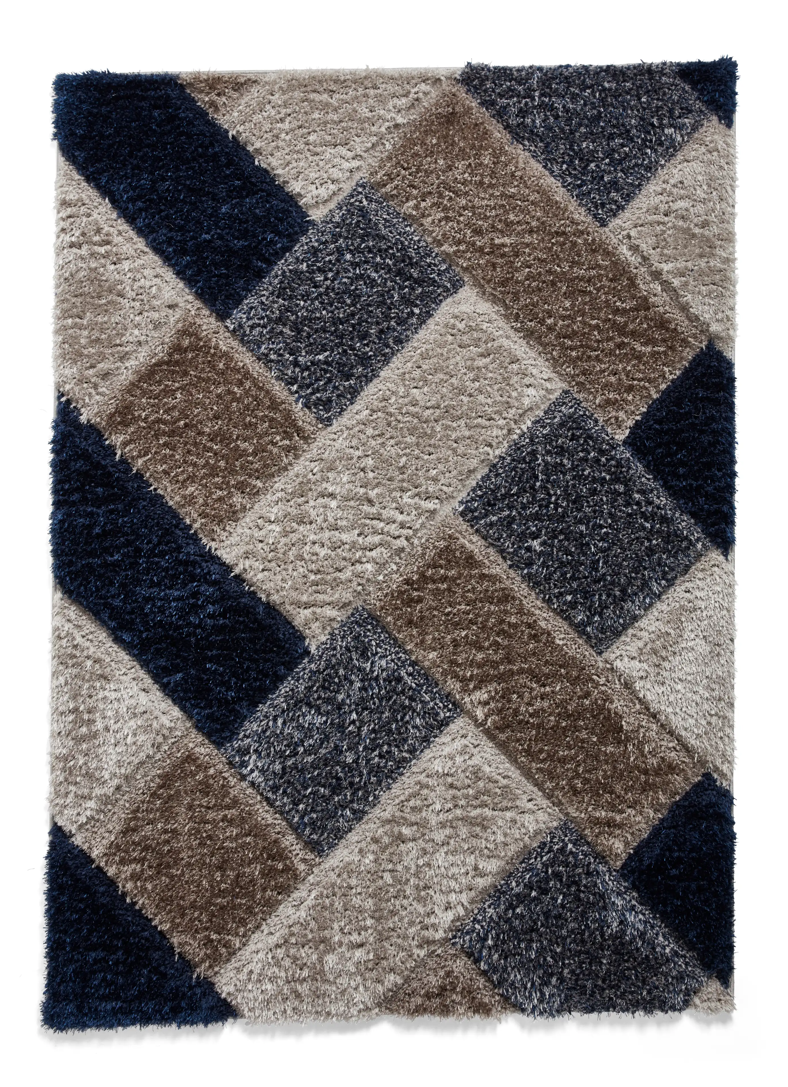 Olympia 2239 Grey Navy Rug - Image 2