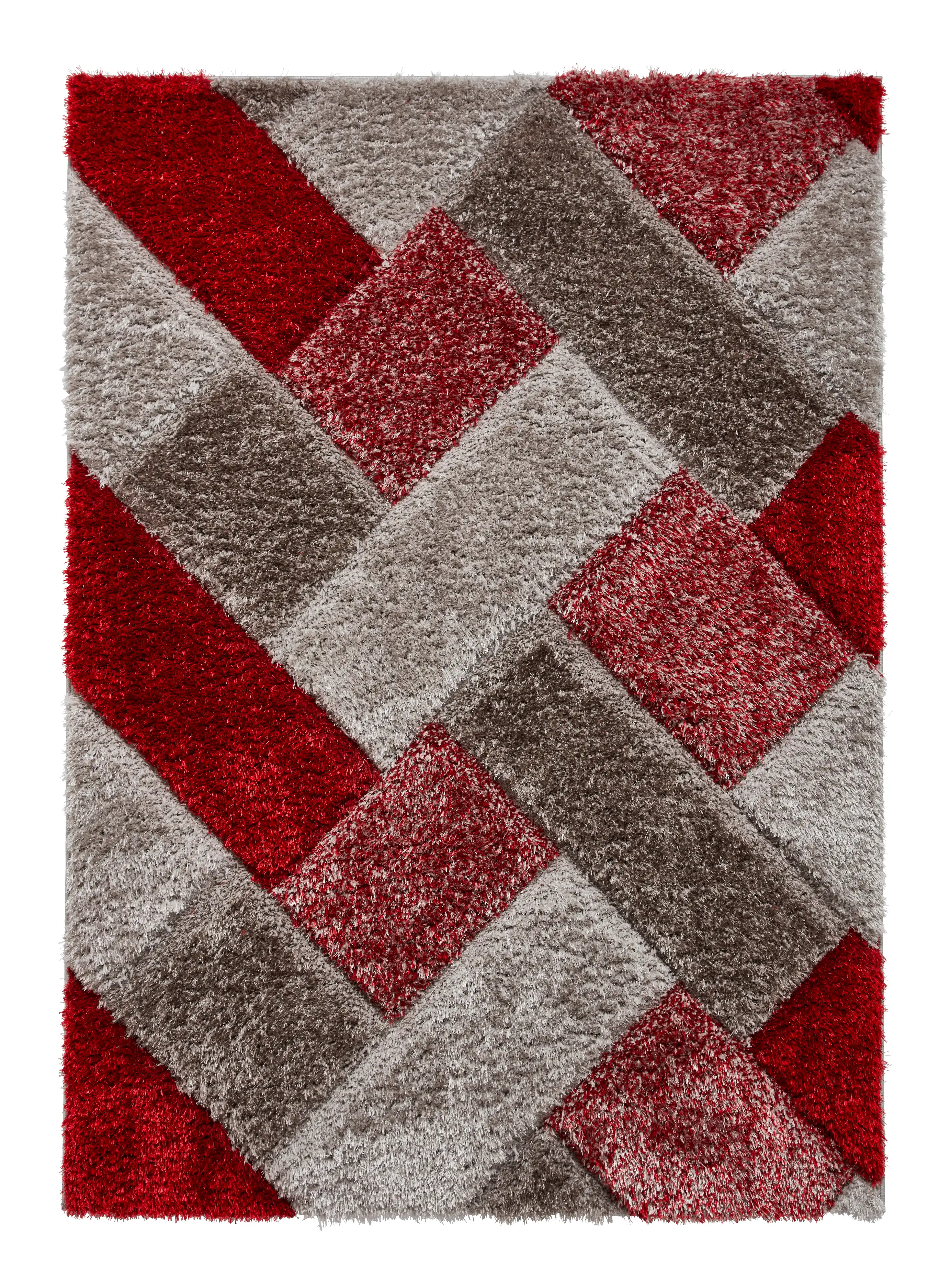 Olympia 2239 Grey Red Rug - Image 4