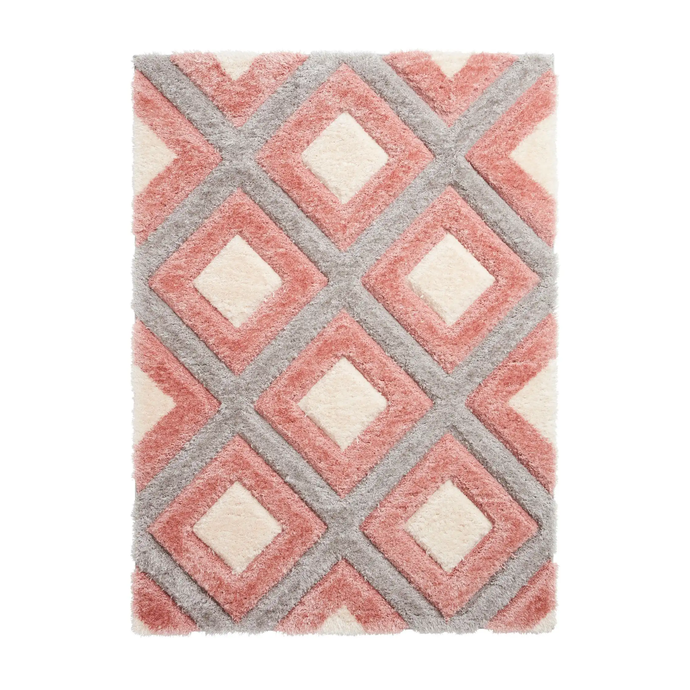 Olympia GR224 Grey Pink Rug - Image 3