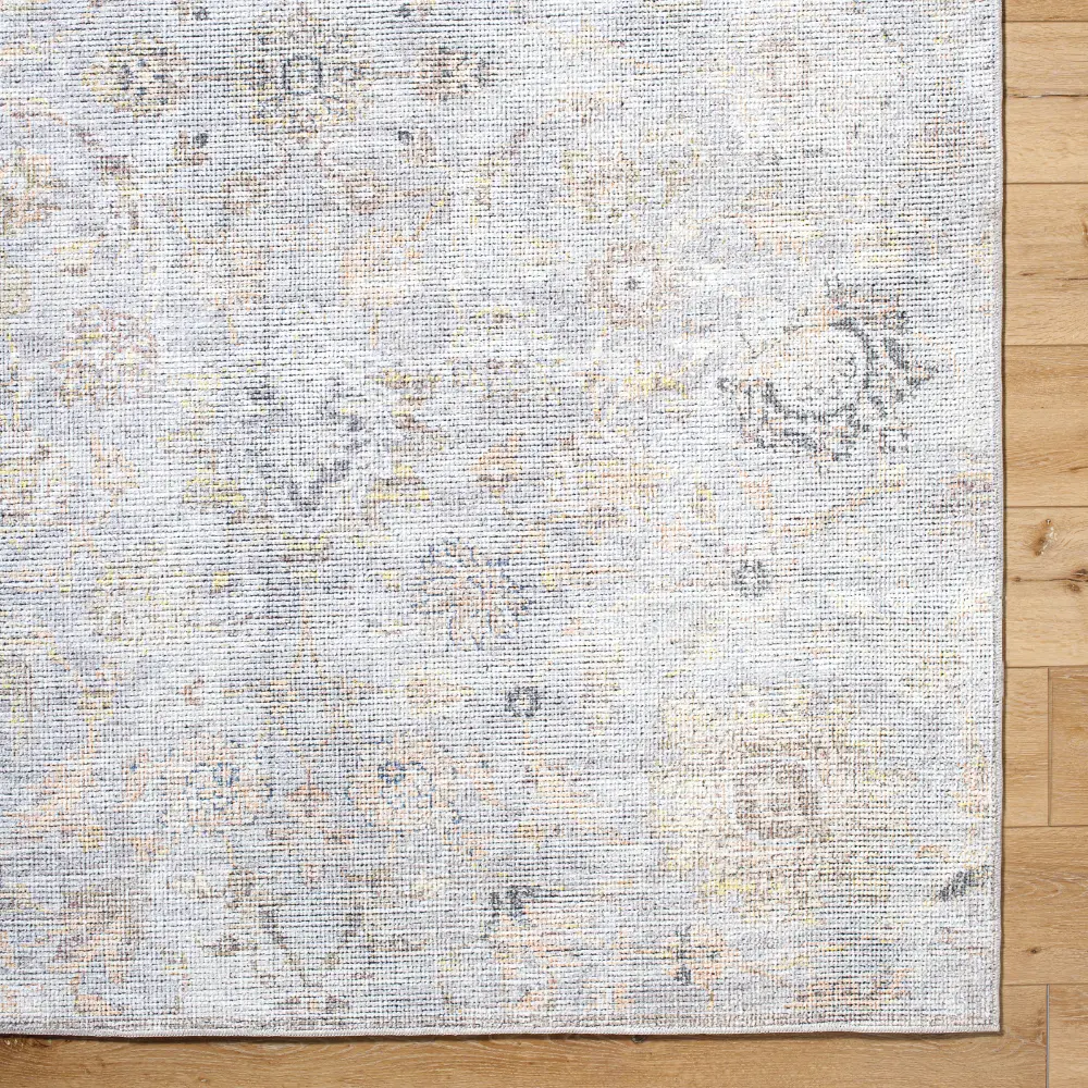 Olympic Our Pnw Home X Livabliss Vintage Oriental Boho Grey/Light Beige Rug - Image 4
