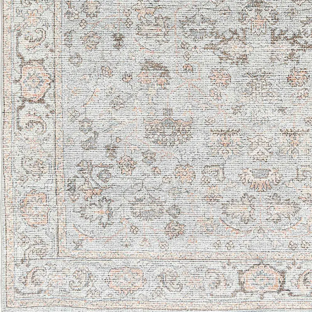 Olympic Our Pnw Home X Livabliss Vintage Oriental Boho Grey/Tan Rug - Image 6