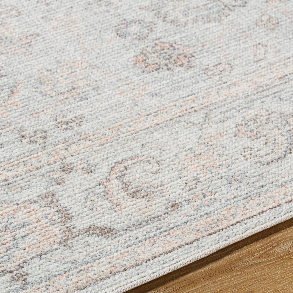 Olympic Our Pnw Home X Livabliss Vintage Oriental Boho Grey/Tan Rug - Image 7