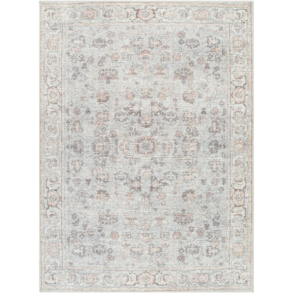 Olympic Our Pnw Home X Livabliss Vintage Oriental Boho Grey/Tan Rug - Image 8