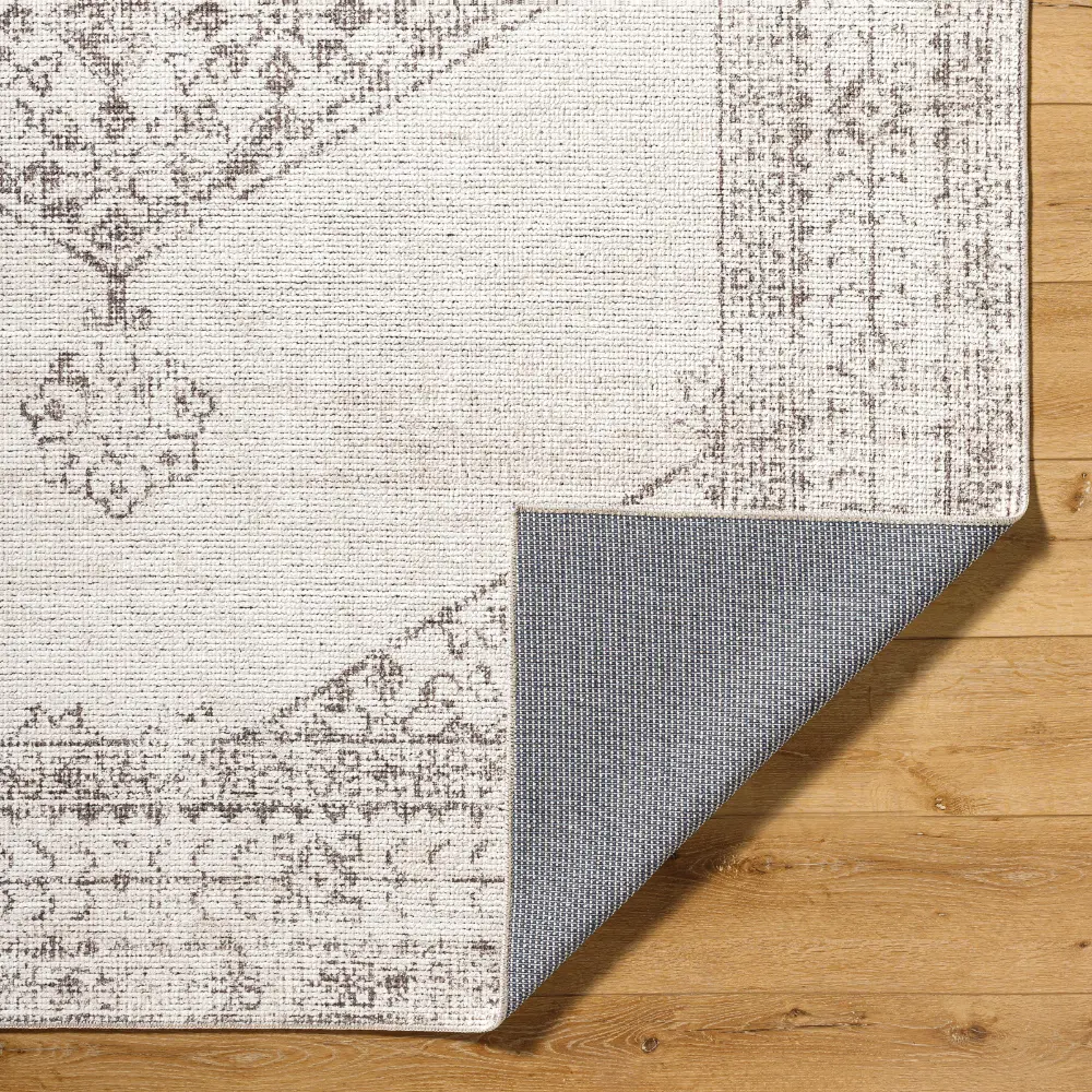 Olympic Our Pnw Home X Livabliss Vintage Oriental Boho Tan/Cream Rug - Image 4