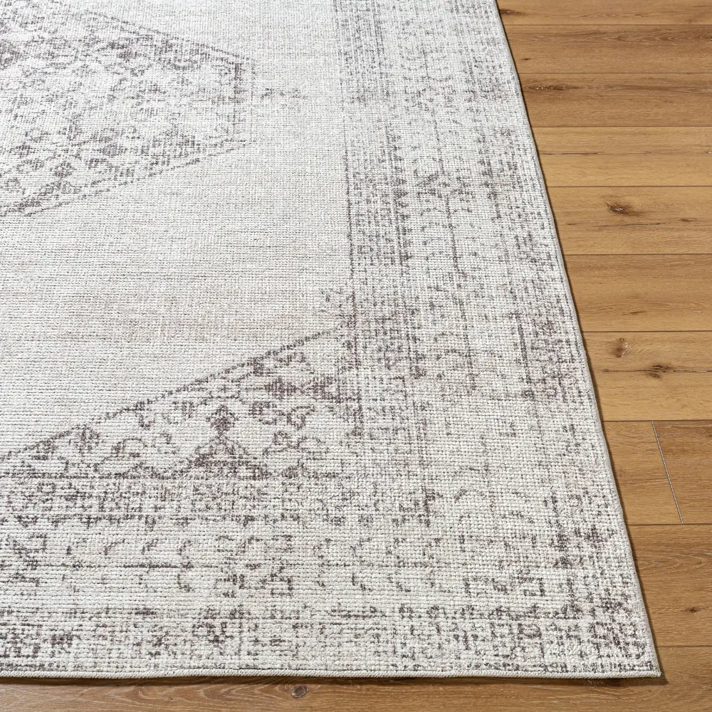 Olympic Our Pnw Home X Livabliss Vintage Oriental Boho Tan/Cream Rug - Image 5