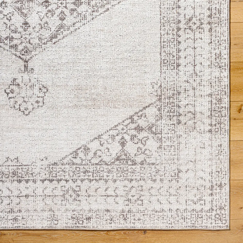 Olympic Our Pnw Home X Livabliss Vintage Oriental Boho Tan/Cream Rug - Image 6