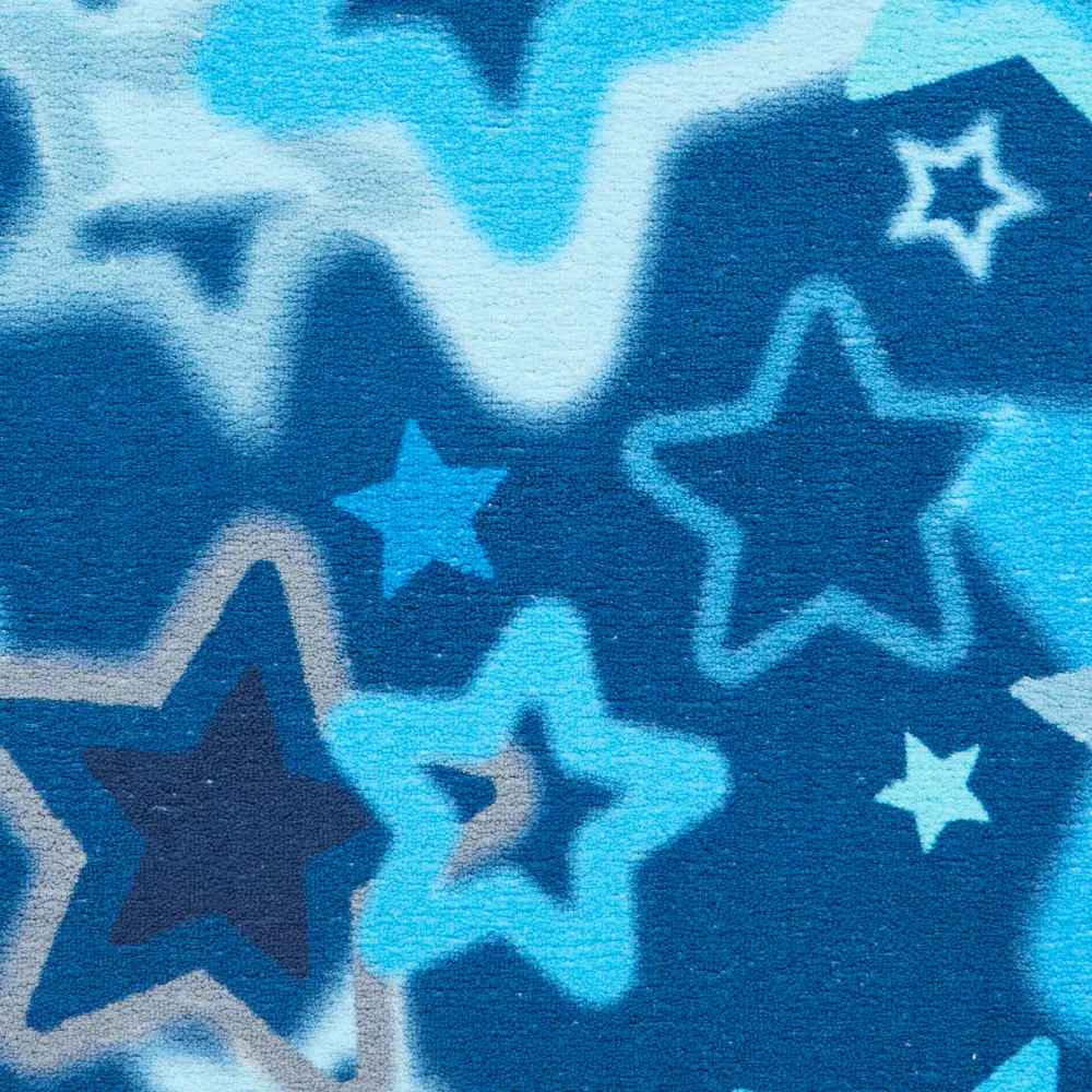 Catherine Lansfield Ombre Stars Blue - Washable - Image 2
