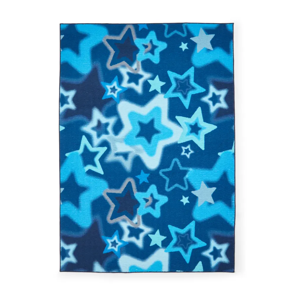 Catherine Lansfield Ombre Stars Blue - Washable - Image 6