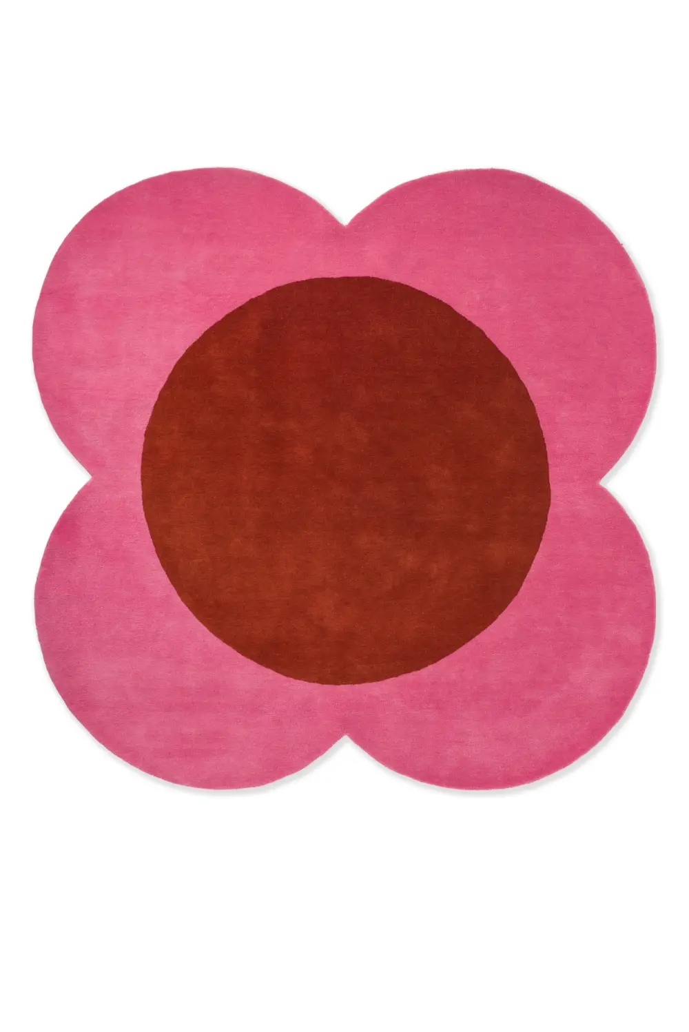 Orla Kiely Flower Spot Pink/Red 158400 Rug - Image 3