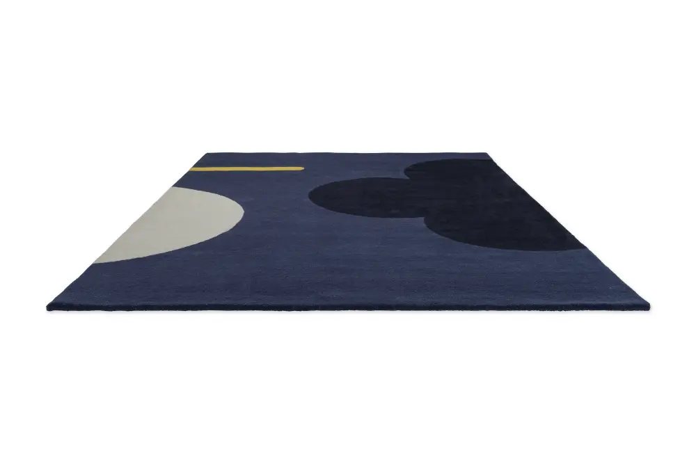 Orla Kiely Geo Flower Denim 060608 Rug - Image 7