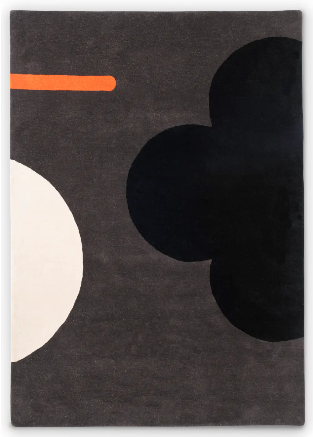 Orla Kiely Geo Flower Graphite 060605 Rug - Image 6