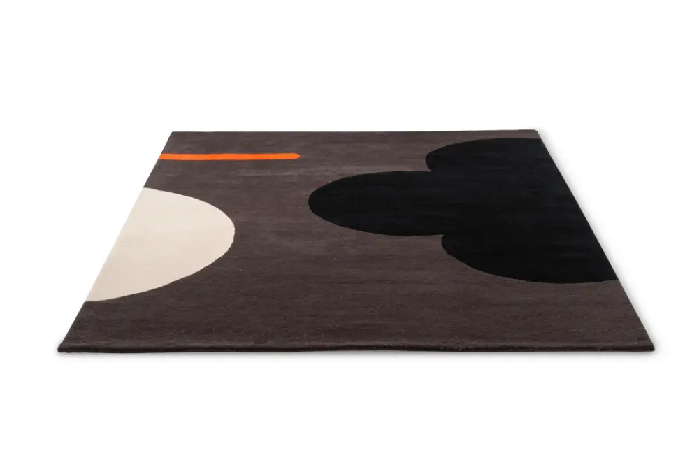 Orla Kiely Geo Flower Graphite 060605 Rug - Image 7