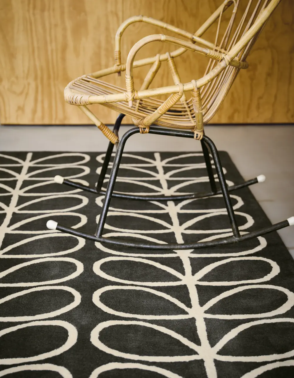 Orla Kiely Linear Stem Slate 060505 Rug