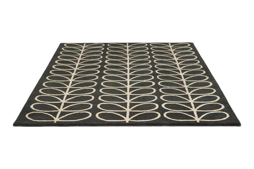 Orla Kiely Linear Stem Slate 060505 Rug - Image 3