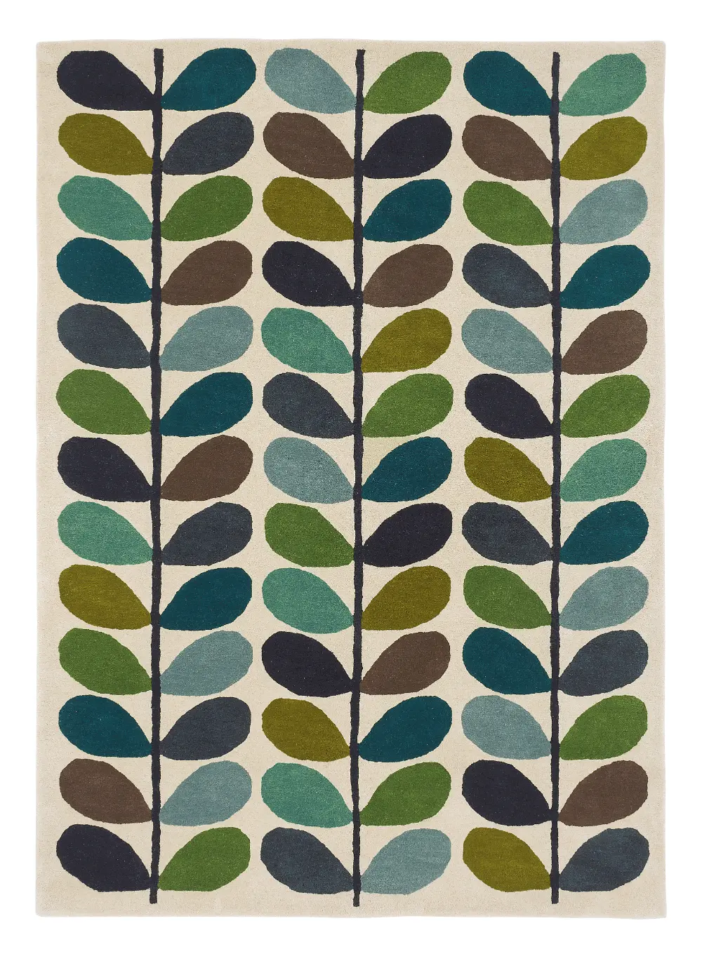 Orla Kiely Multi Stem Kingfisher 059507 Rug - Image 2