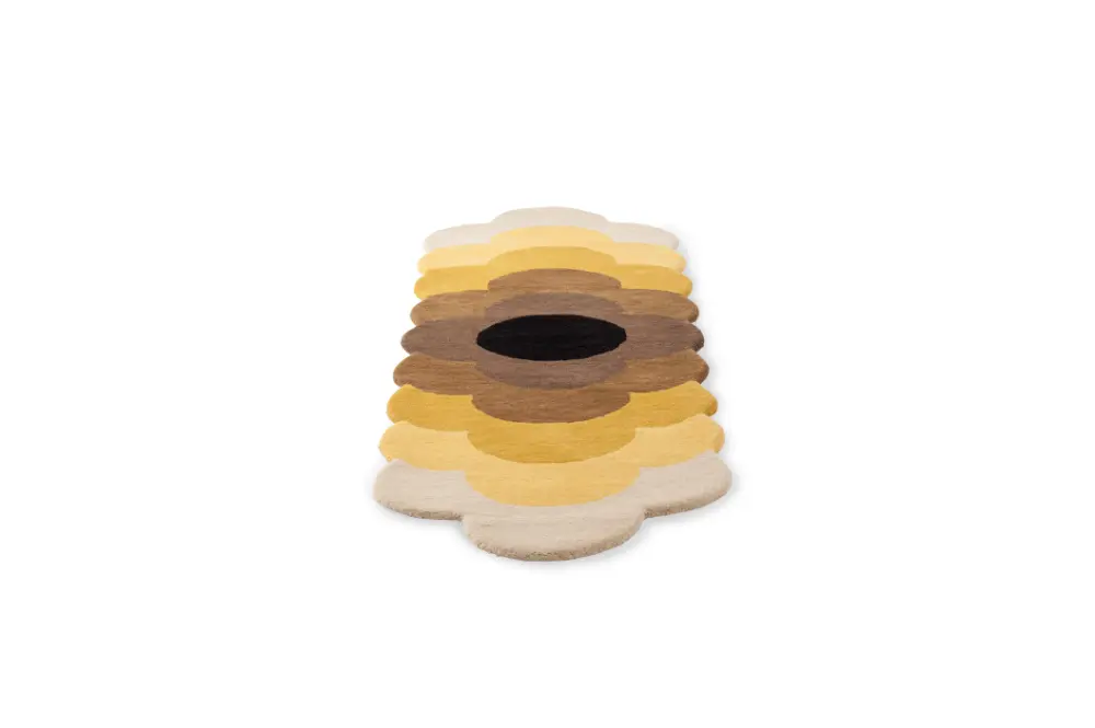 Orla Kiely Optical Flower Dandelion 061206 Rug - Image 3