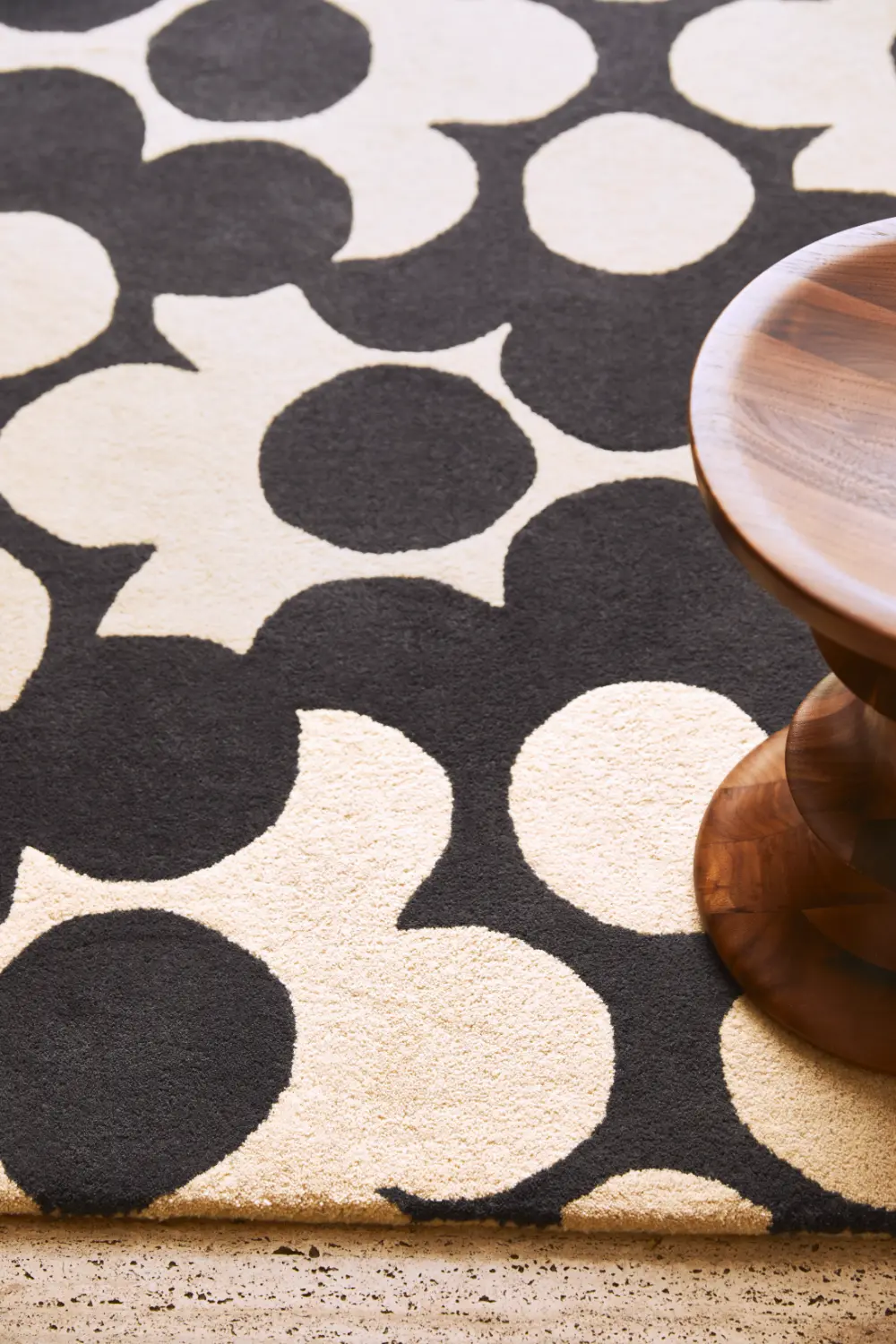 Orla Kiely Puzzle Flower Slate 060905 Rug - Image 4