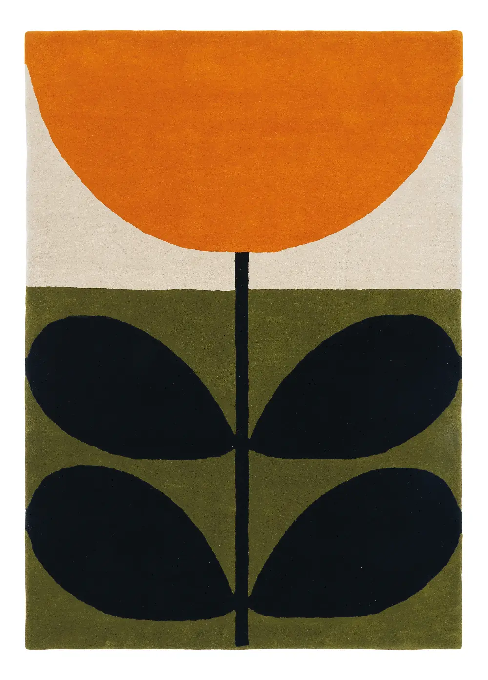 Orla Kiely Stem Black 059803 Rug - Image 3