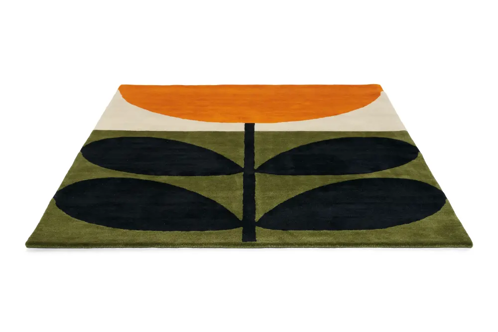 Orla Kiely Stem Black 059803 Rug - Image 4