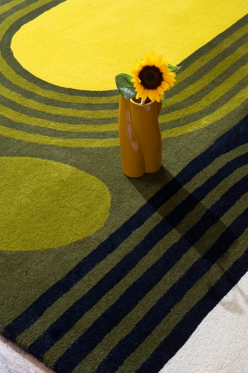 Orla Kiely Striped Tulip Seagrass 160307 Rug - Image 2