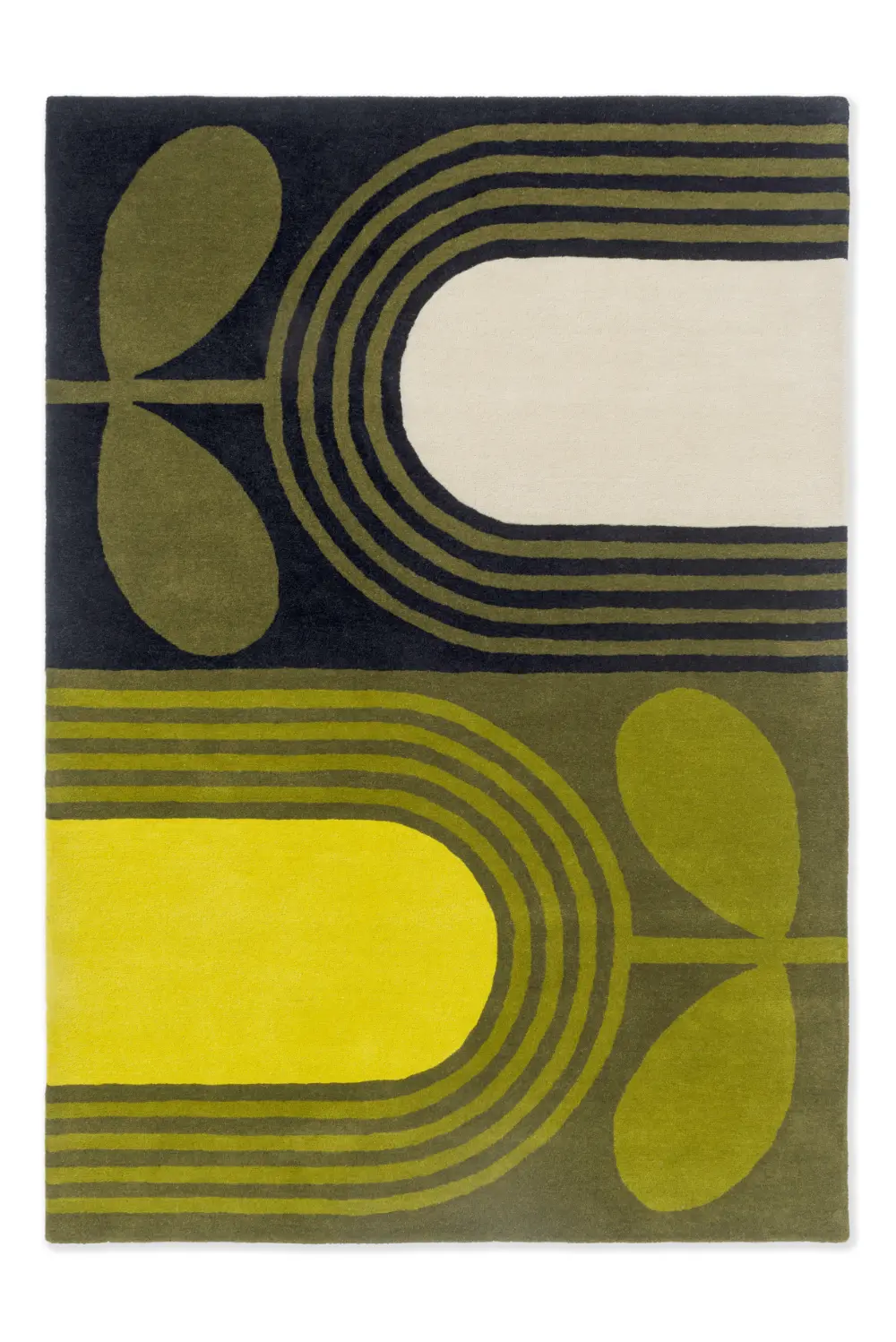 Orla Kiely Striped Tulip Seagrass 160307 Rug - Image 3