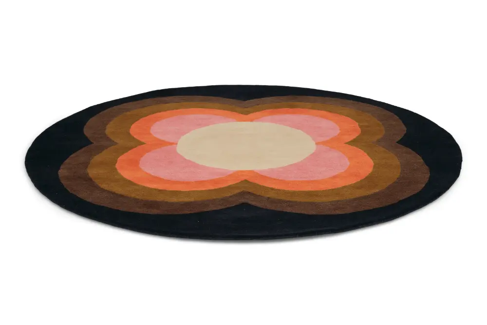 Orla Kiely Sunflower Pink 060005 Rug - Image 4