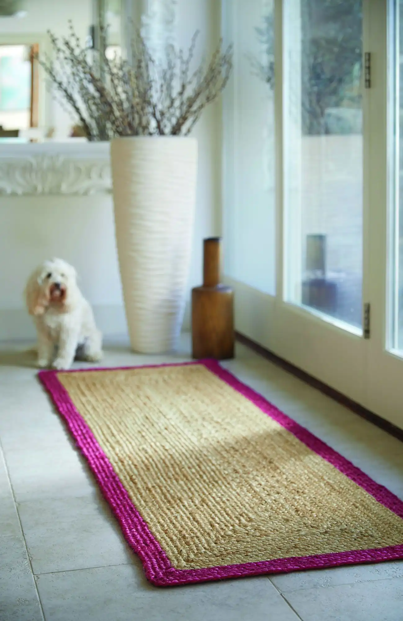Origins Jute Raspberry Rug